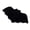 B, variant on Halloween Bat Bathroom Carpet - Decorative Bat Shaped Mat Gothic Area Rug for Living Room Bedroom Front Door - Attractive Non- Polyester Carpet