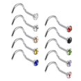 thumbnail image 5 of 10 Vis Courbées pour Nez et Corps de Bijou - Multicolore 2,0 mm, 5 of 5