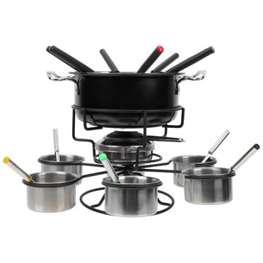 1 Ensemble de Réchaud à Chocolat Casserole à Fromage et Fondue Réchaud à Fromage et Fondue Réchaud Portable