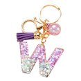thumbnail image 1 of LYMAYTER Cute Pink Tassel Mug Accessory Initial Letter Charm Keychain - with Tassel, Heart - shaped Sequins, 1 of 7