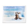 thumbnail image 3 of Designart Dogs During Christmas Season Children's Art Framed Wall Art, 3 of 4