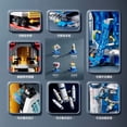 thumbnail image 3 of Ensemble de Blocs de Construction Centre de Lancement de Fusée Spatiale, Station Spatiale Aérospatiale et Modèle de Vaisseau Spatial, Jouet de Briques STIM de Ville Aéronautique Bricolage, Cadeau Éducatif Créatif pour Enfants, 3 of 7