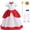 White Dress+Accessories, variant on HAWEE Peach Costume Girls Mushroom Princess Peach Dress for Birthday Halloween Party Favors Outfit with Accessories