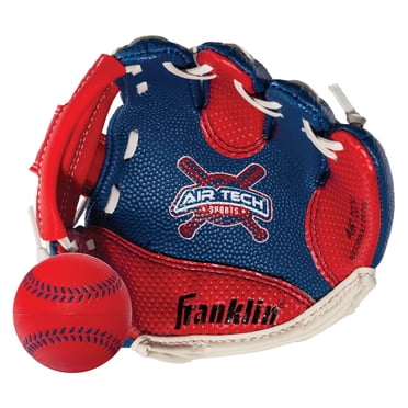 Franklin Sports Kids Baseball Glove - Airtech Boys + Girls Youth Tee Ball Glove - Kid + Toddler Tee Ball, Baseball + Softball Mitt - Right Hand Throw 8.5"