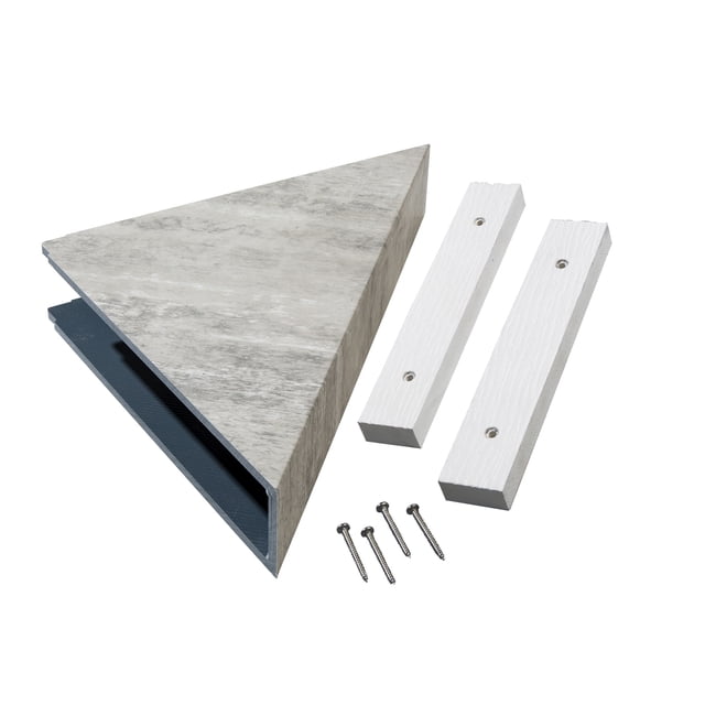 PALISADE Vinyl Waterproof Corner Shower Shelf