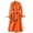 Orange, variant on uublik Trench Coat for Women Long Pea Coats Open Front Lapel Jackets Casual Belted Trench Coat Overcoats with Pockets Coffee
