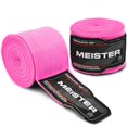 thumbnail image 1 of Meister Adult 180" Semi-Elastic Hand Wraps for MMA & Boxing (Pair) - Pink, 1 of 3