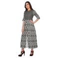 thumbnail image 3 of Moomaya Kurta Imprimée Tenue d'Été Kurti pour Dames Tunique à Fente avant Hauts pour Femmes, 3 of 5