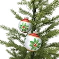 thumbnail image 3 of Holiday Time Dia 65mm Vilge Flower Glass Ornament, 3 of 5