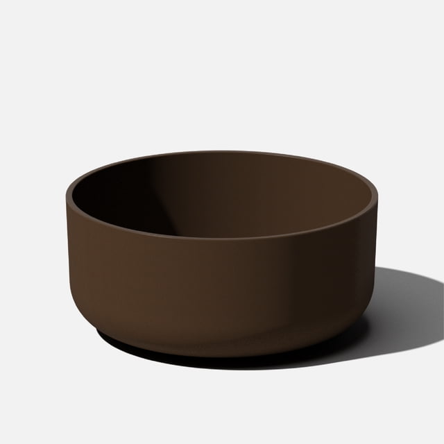 Veradek Pure Series Kona Bowl 14" Planter Espresso