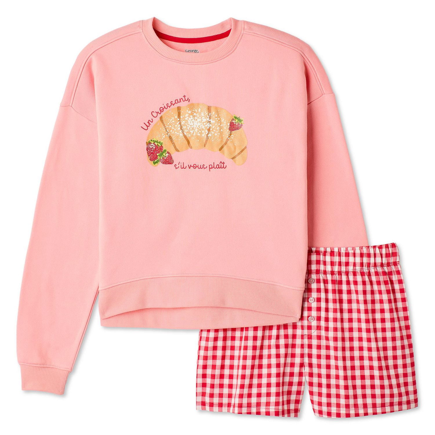 Pyjama 2 pièces avec short George pour filles