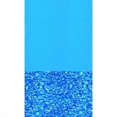 Swirl Bottom Round Overlap Pool Liner 48/52-in Deep