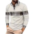 thumbnail image 1 of Birdeem Chemises pour Hommes Chemise Décontractée Imprimée à Manches Longues Col Rabattu Boutons T-Shirt Blouse Tops, 1 of 12
