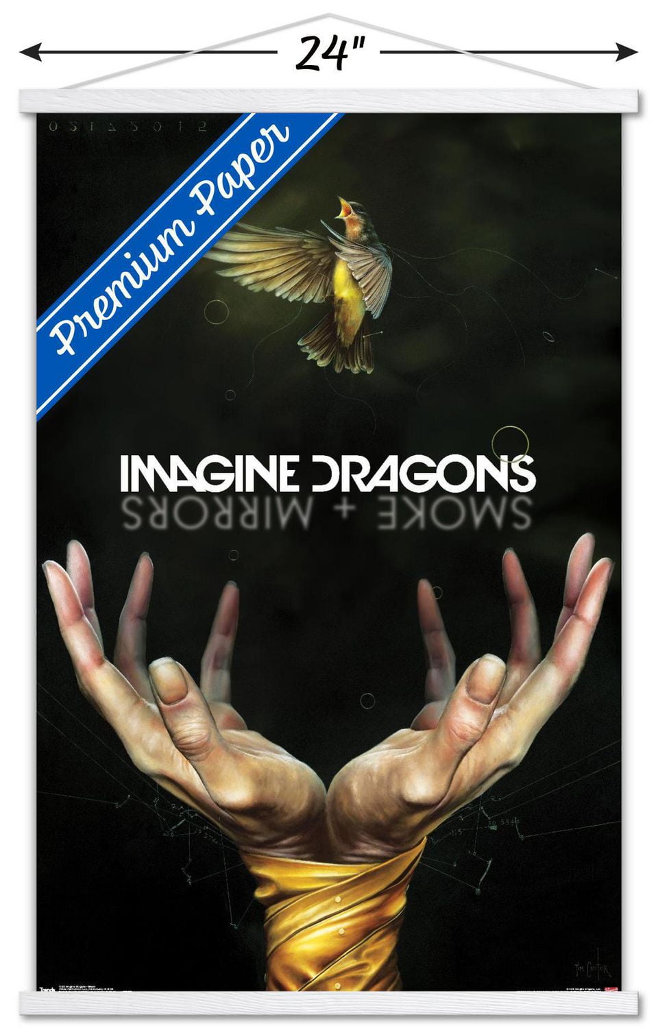 Imagine Dragons - Smoke Wall Poster, 22.375" x 34"
