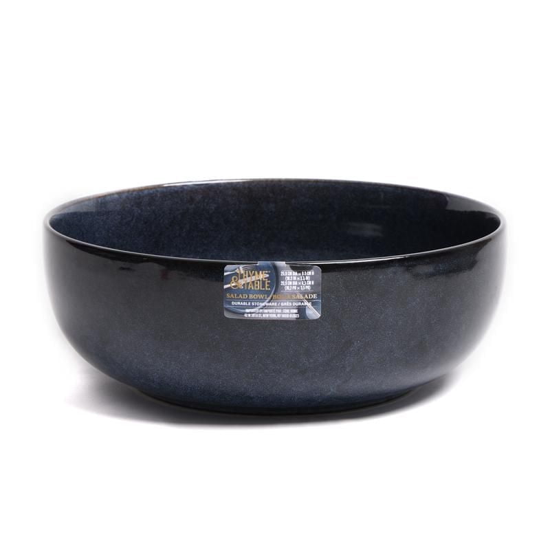 Thyme & Table Saladier rond Atlantic en grès Bleu