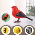 thumbnail image 3 of SIfdSeng Robot Bird Singing and Chirping Bird Toy Simulate the Chirping of Birds Battery Operated Realistic Singing Chirping Birds for Home Decoration Light and Voice Control (Without Battry), 3 of 3