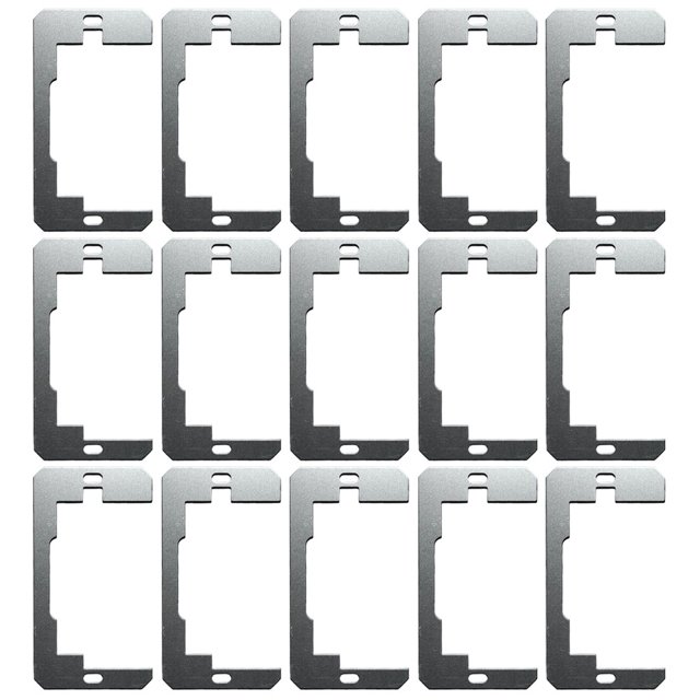 10/15/20 Pieces Wall Panel Spacers Metal Flush Equipment Leveling Plates