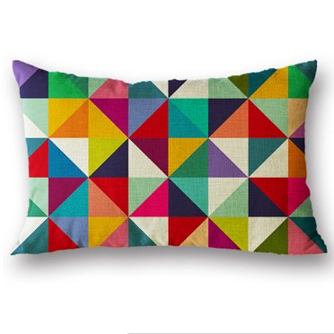 Ramiter Housse de Coussin Rectangulaire en Soie Taie d'Oreiller Taie d'Oreiller Phosphorescente