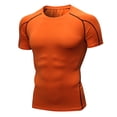 thumbnail image 1 of Yuyuzo Mens T-Shirts Short Sleeve Workout Gym Quick Drying Sports Base Layer Athletic Compression Shirts, 1 of 3