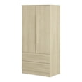 thumbnail image 2 of South Shore Haven 2-Door Armoire with Drawers, in Bleached Oak, 2 of 13