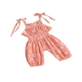 thumbnail image 2 of Barboteuse Imprimé Marguerite pour Bébés Filles Mode Barboteuse Combinaison, 2 of 8
