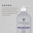 thumbnail image 2 of Hairitage Pass on the Brass Purple Shampooing à l'huile de jojoba pour cheveux blonds et colorés, 384 ml, 2 of 9