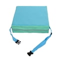 thumbnail image 1 of Huanglei Dining Chair Booster Cushion Faux Leather Seat Portable And Non Slip Design For Dining Tables Easy To Clean Suitable For Ages And Up Blue Booster Seat For Kitchen Chair Portable, 1 of 3
