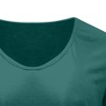 thumbnail image 5 of CEHVOM T-Shirt Décontracté pour Femmes à Col Rond, Manches Courtes, Ample, Doux, Couleur Unie, 5 of 5