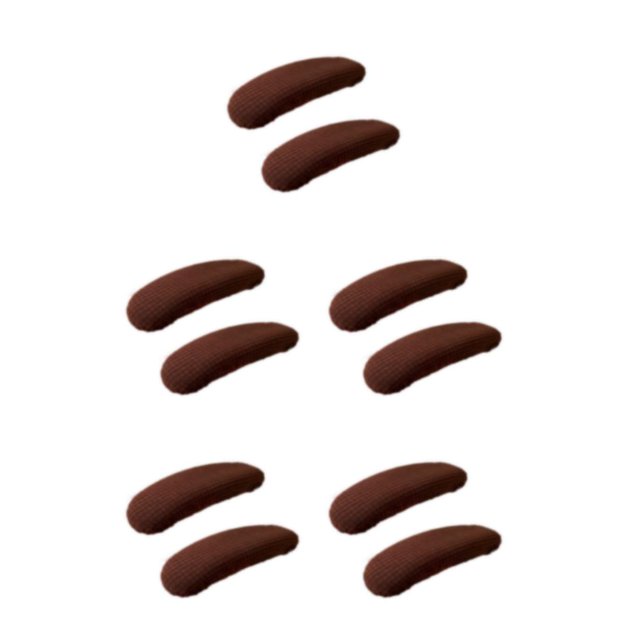 Maytalsory Chair Armrest Covers To And Decorate Made Of Polyester Fibre Easy To Install dark coffee 5Set