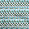 thumbnail image 1 of oneOone Rayon Dark Green Fabric Asian Block Sewing Material Print Fabric by The Yard 56 Inch Wide, 1 of 4