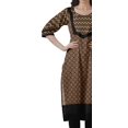 thumbnail image 4 of Moomaya Bollywood Designer Kurti WoMen's Printed Knee Length Kurta Tunic Tops, 4 of 6
