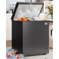 thumbnail image 2 of TABU 7.0 cu ft Deep Freezer, Convertible Chest Freezer, Garage Ready, Top Open Door, Black, 2 of 7