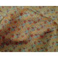 thumbnail image 4 of oneOone Silk Tabby Fabric Leaves & Floral Block Fabric Prints By Yard 42 Inch Wide, 4 of 5