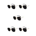 thumbnail image 1 of relayinert Fashionable Polarized Lens Small Square For Trendy Style Materials gold black gray C2 5Set, 1 of 6