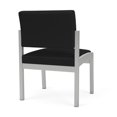 thumbnail image 5 of Lenox Steel Reception Waiting Armless Guest Chair / Silver Steel / Black, 5 of 5