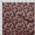thumbnail image 4 of oneOone Tissu Jersey Viscose Rouge Pastel Matériel de Robe Tropicale Tissu Imprimé Tissu au Mètre 60 Pouces de Large, 4 of 4