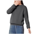 thumbnail image 1 of Timegard Winter Baby Clothes Fall Boy Girls Knit Comfy Warm Pullover Casual Loose Kids Solid Color Tops, 1 of 6