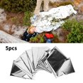 thumbnail image 3 of Couverture de Secours Extérieure d'Urgence pour Animaux, Placage en Aluminium, 5 Pcs, Imperméable, Réserve de Chaleur de Survie, Réfléchissante, Camping, Randonnée, Séisme, Fournitures de Premiers Soins, 3 of 8