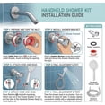 thumbnail image 3 of Livearty (TM) Shower Head, High Pressure Handheld Showerhead with Hose, 5 Settings White Finished Hand Held Rainfall Shower Set- Including Bracket Teflon Washer, 3 of 8