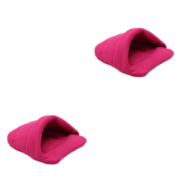 Baohd Slipper Shape Cat House Easy To Clean And Suitable For All Breeds Cute rose red XS,> 2Set