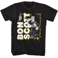 thumbnail image 1 of Bon Scott AC/DC Lightning Frame Black Adult T-Shirt, 1 of 2