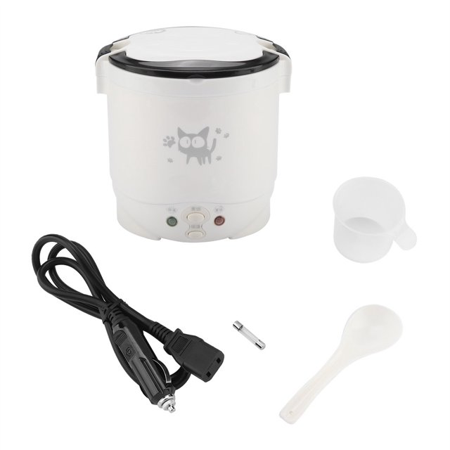 Food Steamer,12V 100W 1L Electric Electric Food Steamer Electric Rice Cookerfor Cars Solid Performance