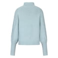 thumbnail image 5 of TIMIFIS Pulls Bleus pour Femmes Chandail Col Rond Manches Longues Surdimensionné Tricot Duveteux Chaud Chandail Hiver Automne, 5 of 5