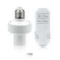 thumbnail image 2 of Baohd E26 E27 Lamp Holder Wireless Remote Control Timing Light Base Replacement Lighting Socket with Timer Cap Household Accessory 110V, 2 of 3