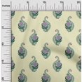 thumbnail image 1 of oneOone Viscose Chiffon Fabric Leaves & Floral Block Print Fabric By Yard 42 Inch Wide, 1 of 4
