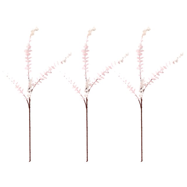 Transemion 3pcs Beautiful Artificial Flower Arrangements Realistic Appearance Wide Artificial Flowers For Decoration Wedding Decor pink 1Set