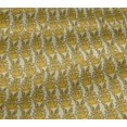 thumbnail image 5 of oneOone Viscose Jersey Fabric Rabbit Block Print Fabric BTY 60 Inch Wide, 5 of 5