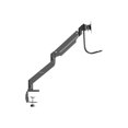 thumbnail image 4 of StarTech.com Support de Bureau à Double Bras pour Moniteur avec USB et Audio - Support VESA Mince à Mouvement Complet et Réglable pour Moniteurs Doubles jusqu'à 32 Pouces - Articulations Ergonomiques - Pince en C/patte d'Oeillet (ARMSLIMDUAL2USB3), 4 of 4
