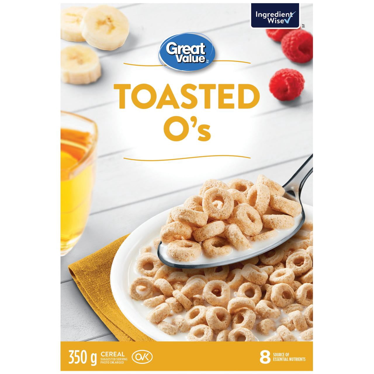 Great Value Toasted O’s Cereal