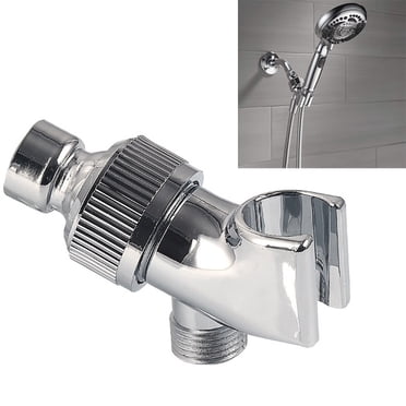 Agiferg Support Universel pour Pomme de Douche, Monté sur le Bras, Réglable, Support Vissé, Salle de Bain